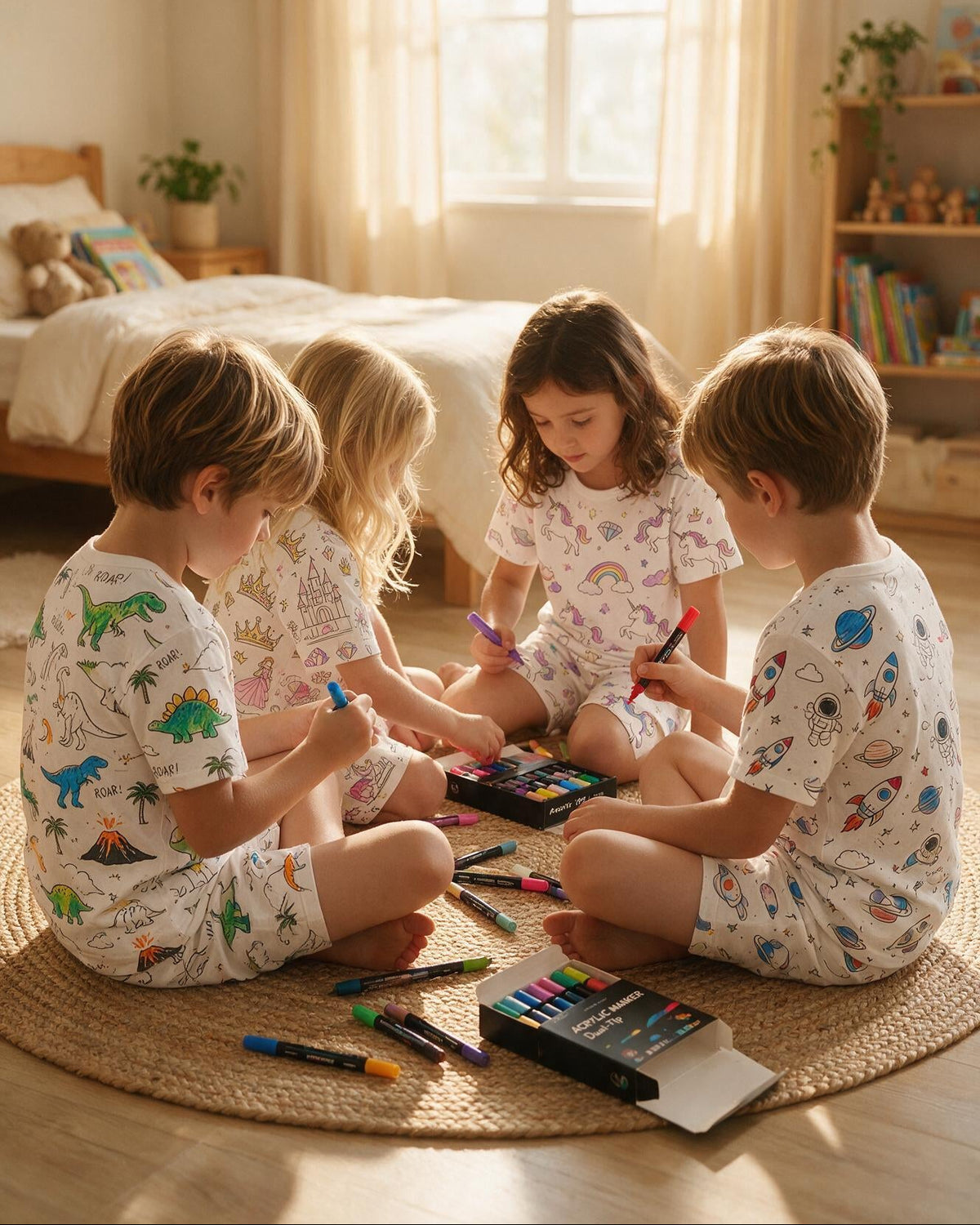 Pijama DIY para Colorear.