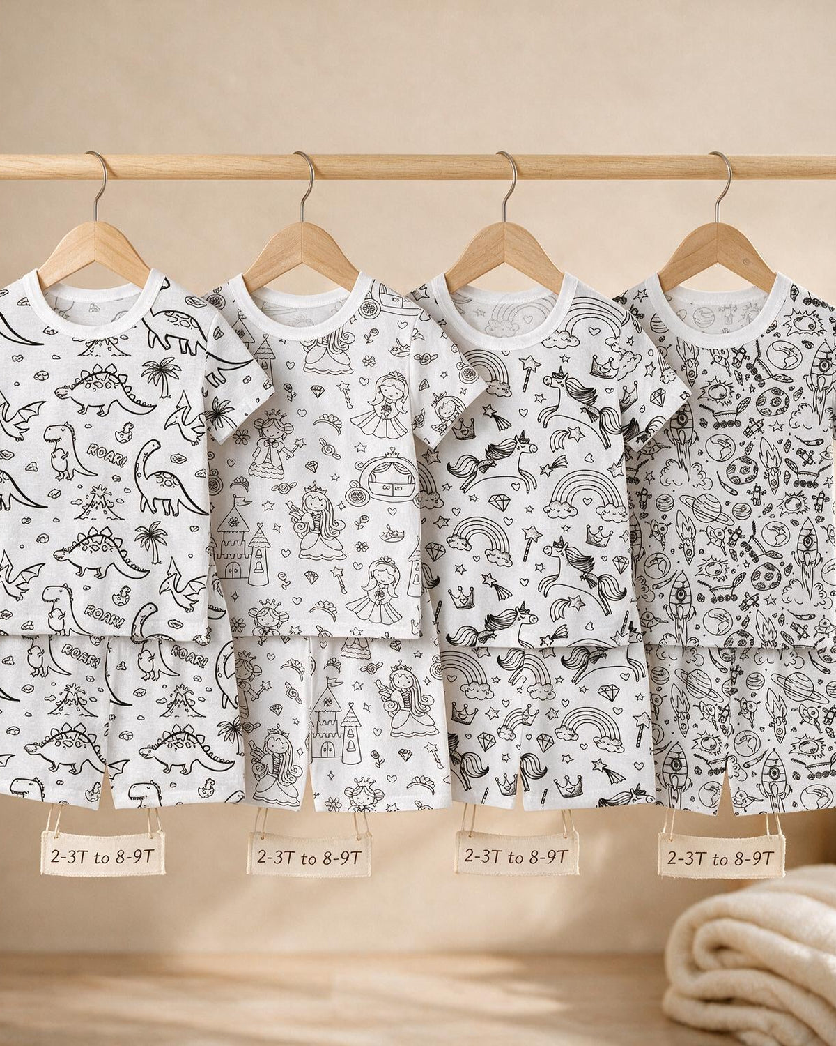 Pijama DIY para Colorear.